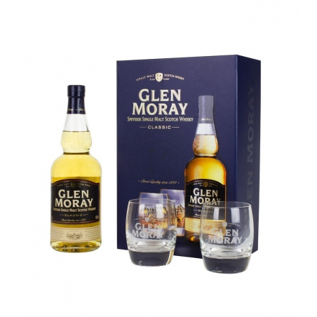 Coffret GLEN MORAY Classic 2 verres