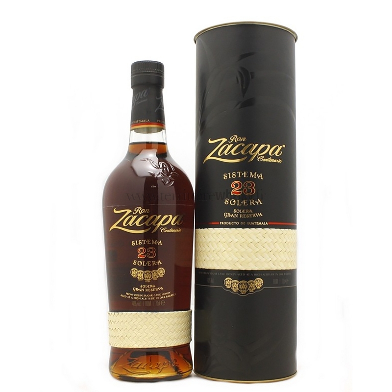 Rhum ZACAPA 23 Centenario Territoire Whisky