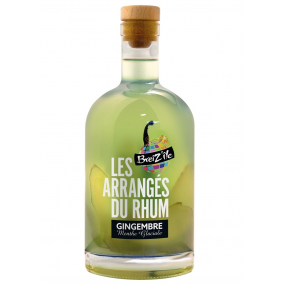 Les Arrangés du Rhum Gingembre Menthe Glaciale BreiZ'île