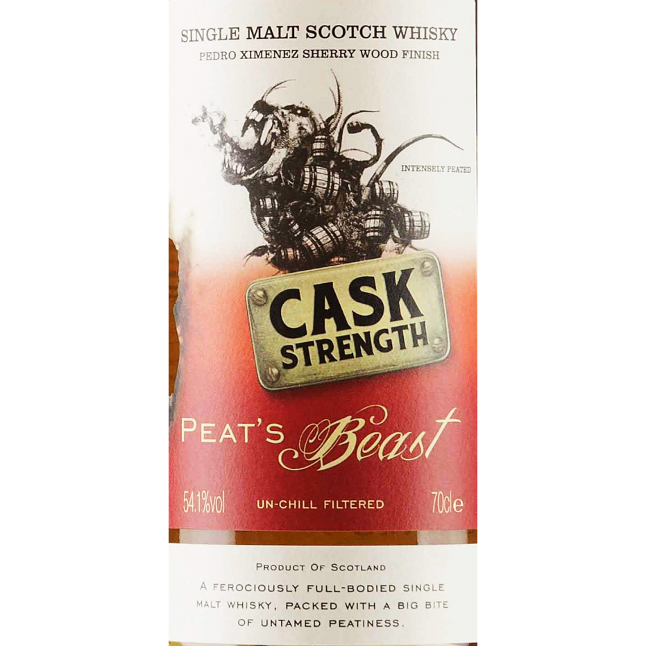 Peat's Beast Cask Strength Pedro Ximenez Sherry Single Malt Peat's Beast Cask Strength Pedro Ximenez Sherry Single Malt