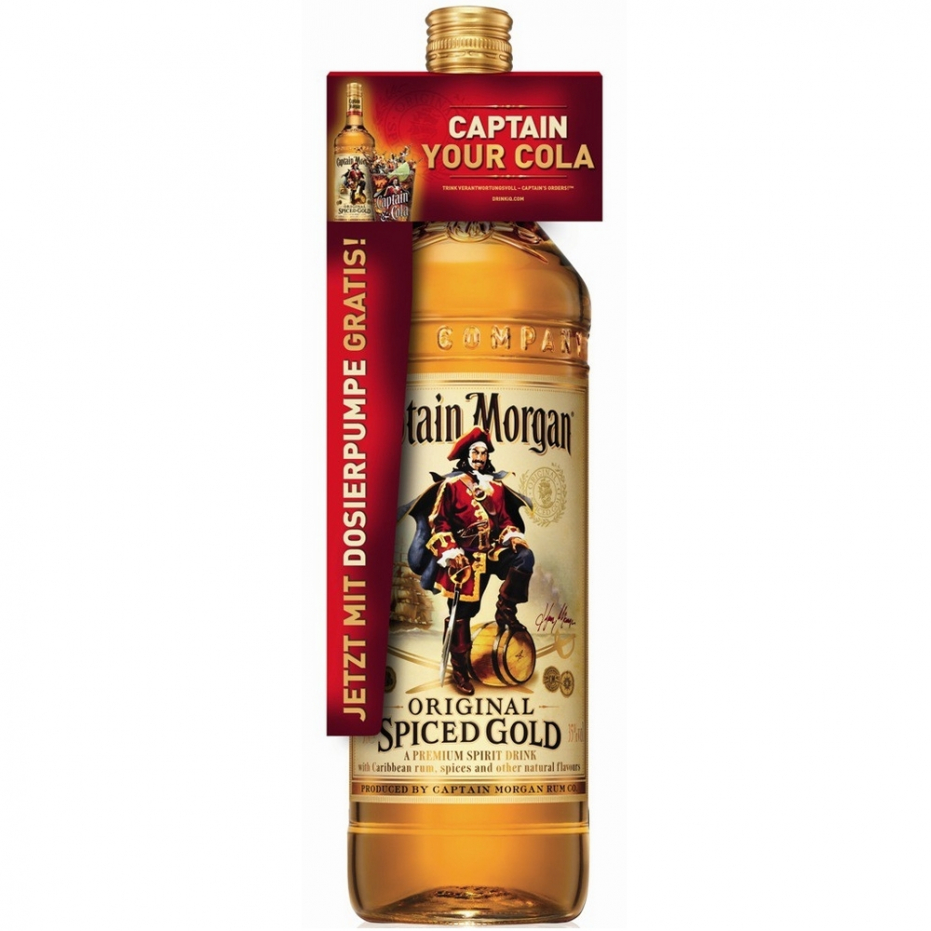 Captain Morgan Gold Spiced 3L - Territoire Whisky