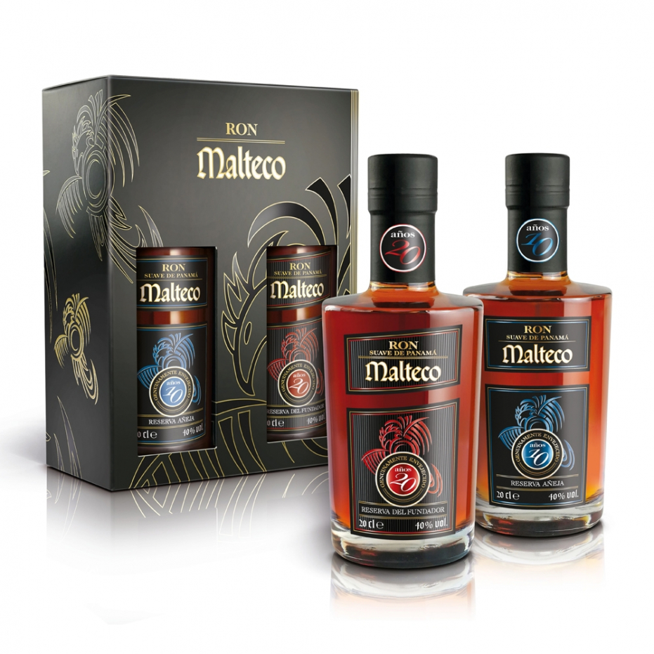 Malteco 2X20 cl 10 ans et 20 ans Malteco 2X20 cl 10 ans et 20 ans