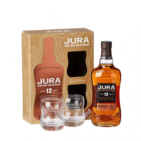 Isle of Jura 12 ans coffret 2 verres3779