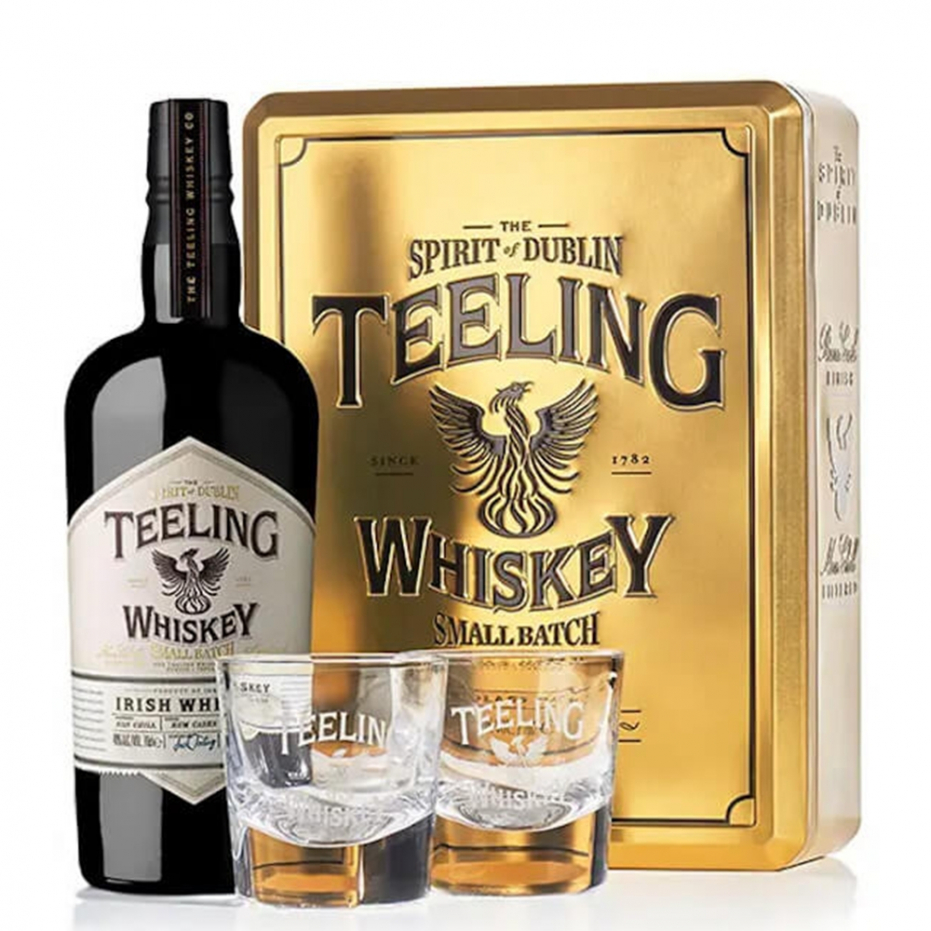 Teeling small batch coffret + 2 verres irish whiskey Teeling small batch coffret + 2 verres irish whiskey