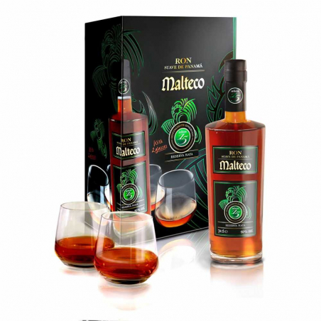 Coffret Malteco 15 ans coffret 2 verres4027