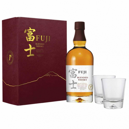 Coffret Kirin Fuji Blended Whisky + 2 verres4033