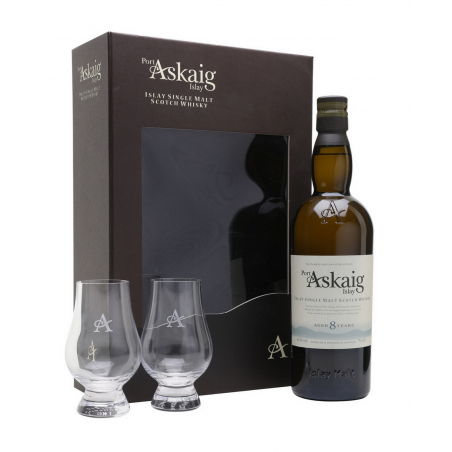 Port Askaig 8 ans coffret + 2 verres4035