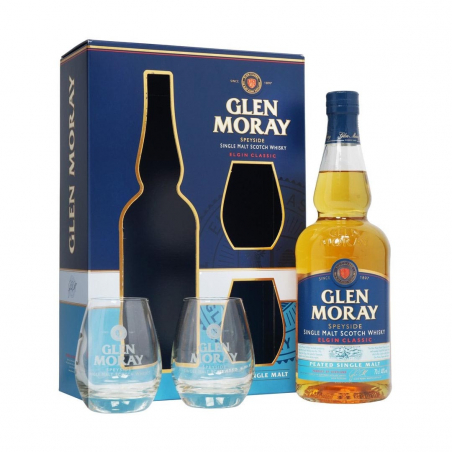 Glen Moray Peated coffret 2 verres4181