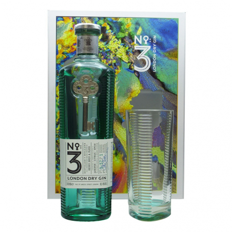 London N°3 Dry Gin coffret verre4206