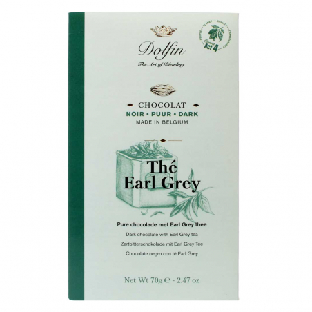 Tablette de Chocolat Noir au Thé Earl Grey - Dolfin4373
