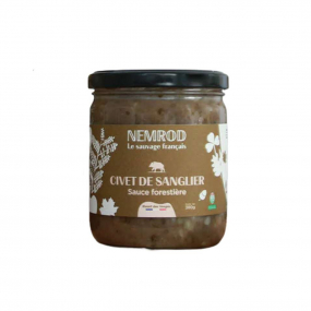 Civet de sanglier sauce...