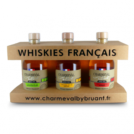 Charmeval by Bruant coffret 3 x 20 cl Bourgogne - Banyuls - Bourbon5280