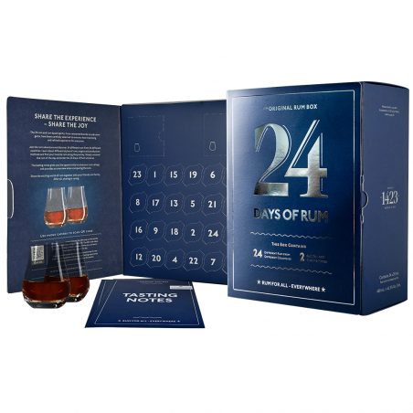 24 Days of Rum - Calendrier de l'Avent du Rhum - Édition Bleue5297