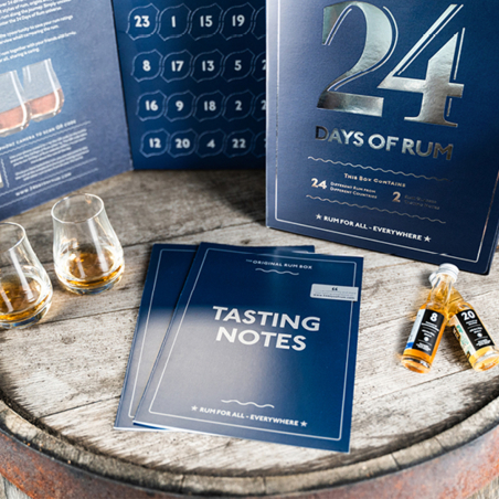 Coffret Calendrier de l'Avent Rhum - 24 days of Rum - La Compagnie des  Bonnes Bouteilles