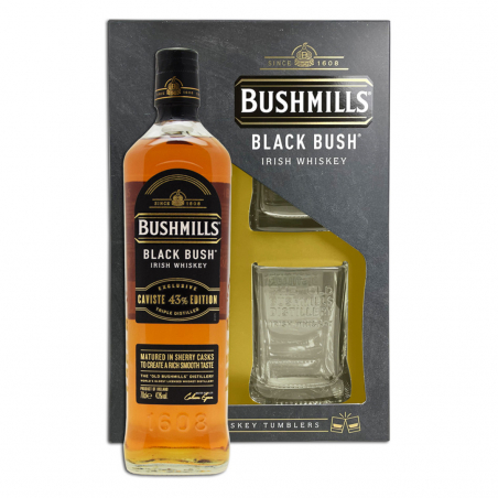 Bushmills Black Bush Caviste édition + 2 verres5485