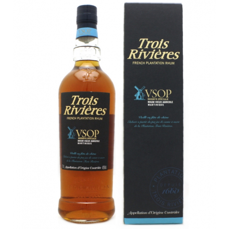 Bouteille 3 rivières vsop avec coffret