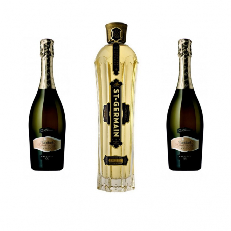 Pack Saint Germain : 1 liqueur Saint Germain + 2 Proseccos Fantinel extra dry5679