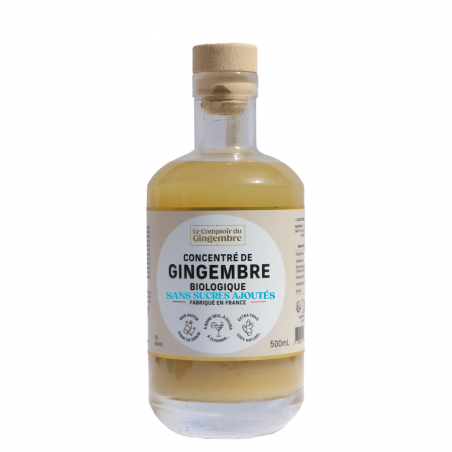 Le Comptoir du Gingembre Bio – Concentré de Gingembre / Sans sucres ajoutés6795