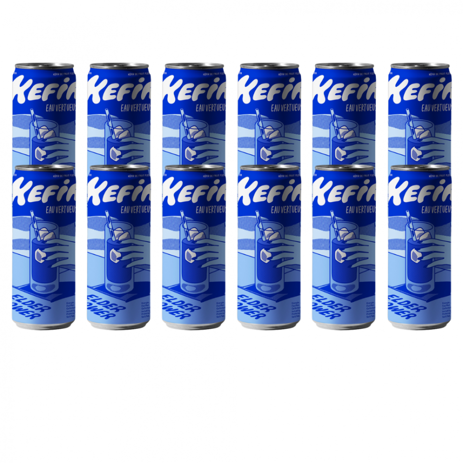 kéfir fleur de sureau canettes x 12 kéfir fleur de sureau canettes x 12