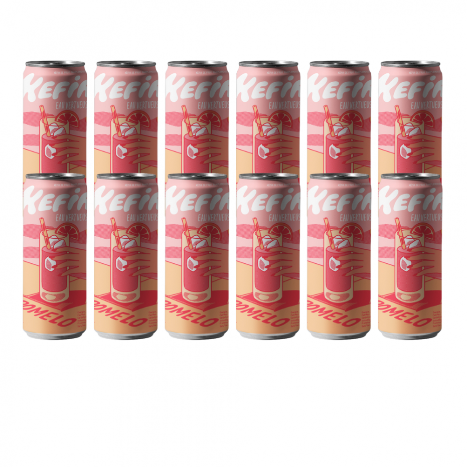 kéfir pamplemousse cardamone canettes x 12 kéfir pamplemousse cardamone canettes x 12