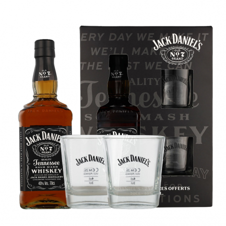 Jack Daniel's Old n°7 - coffret avec deux verres7160
